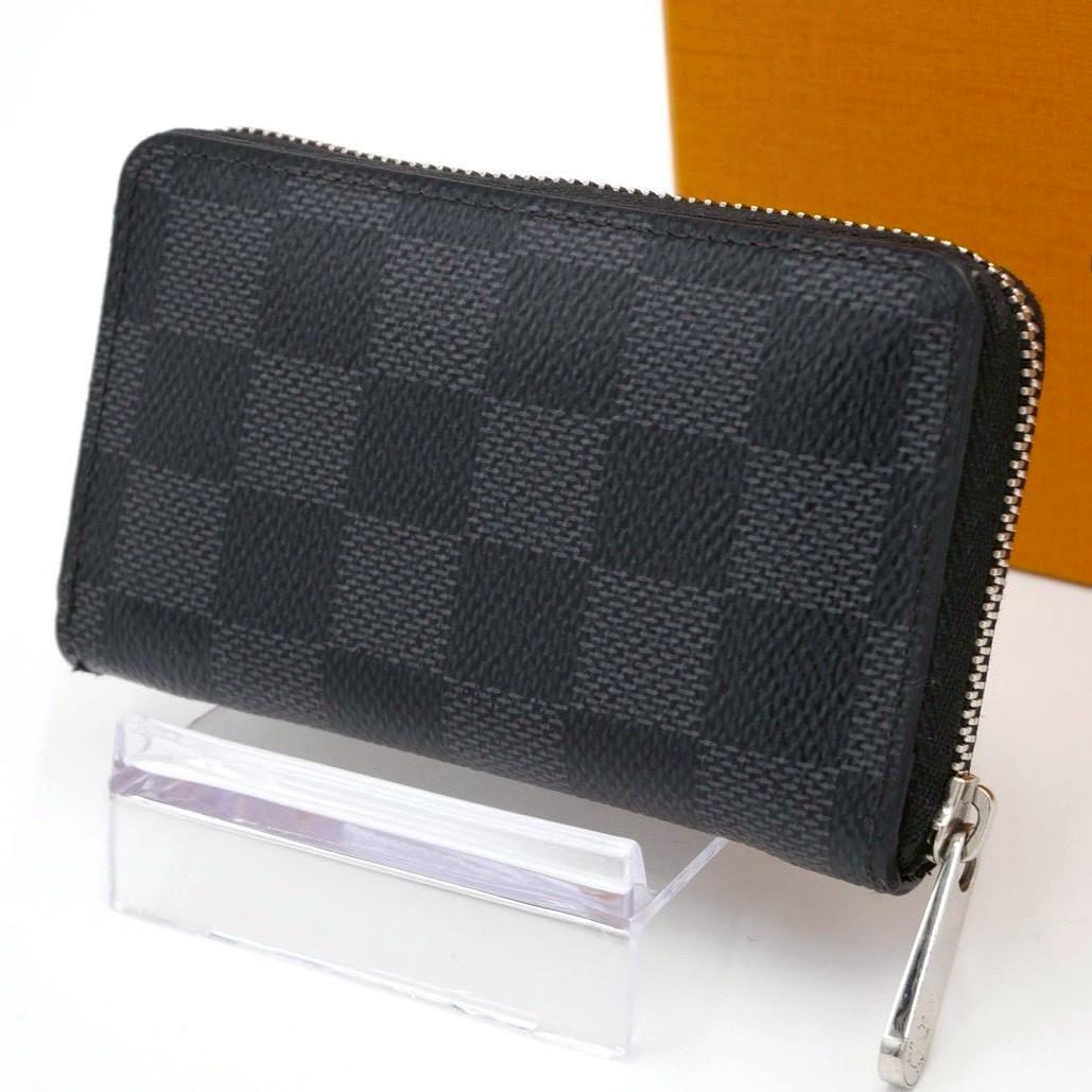Louis Vuitton Zippy Coin Purse Damier Graphite Coin Purse