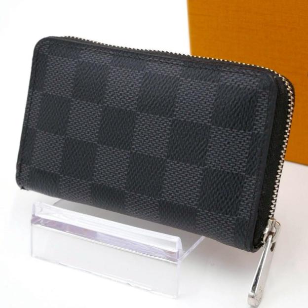 Louis Vuitton Zippy Coin Purse Damier Graphite Coin Purse