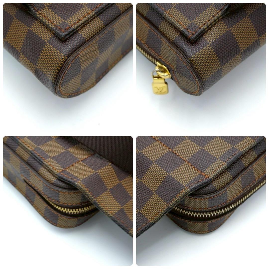 Louis Vuitton Damier Shoulder Bag Geronimos Body Bag Brown
