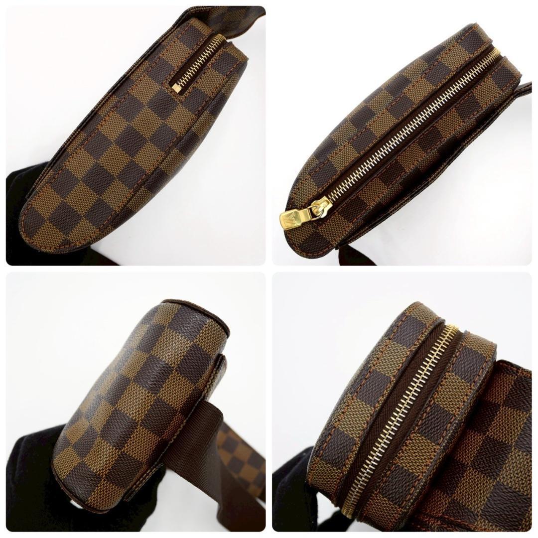 Louis Vuitton Damier Shoulder Bag Geronimos Body Bag Brown