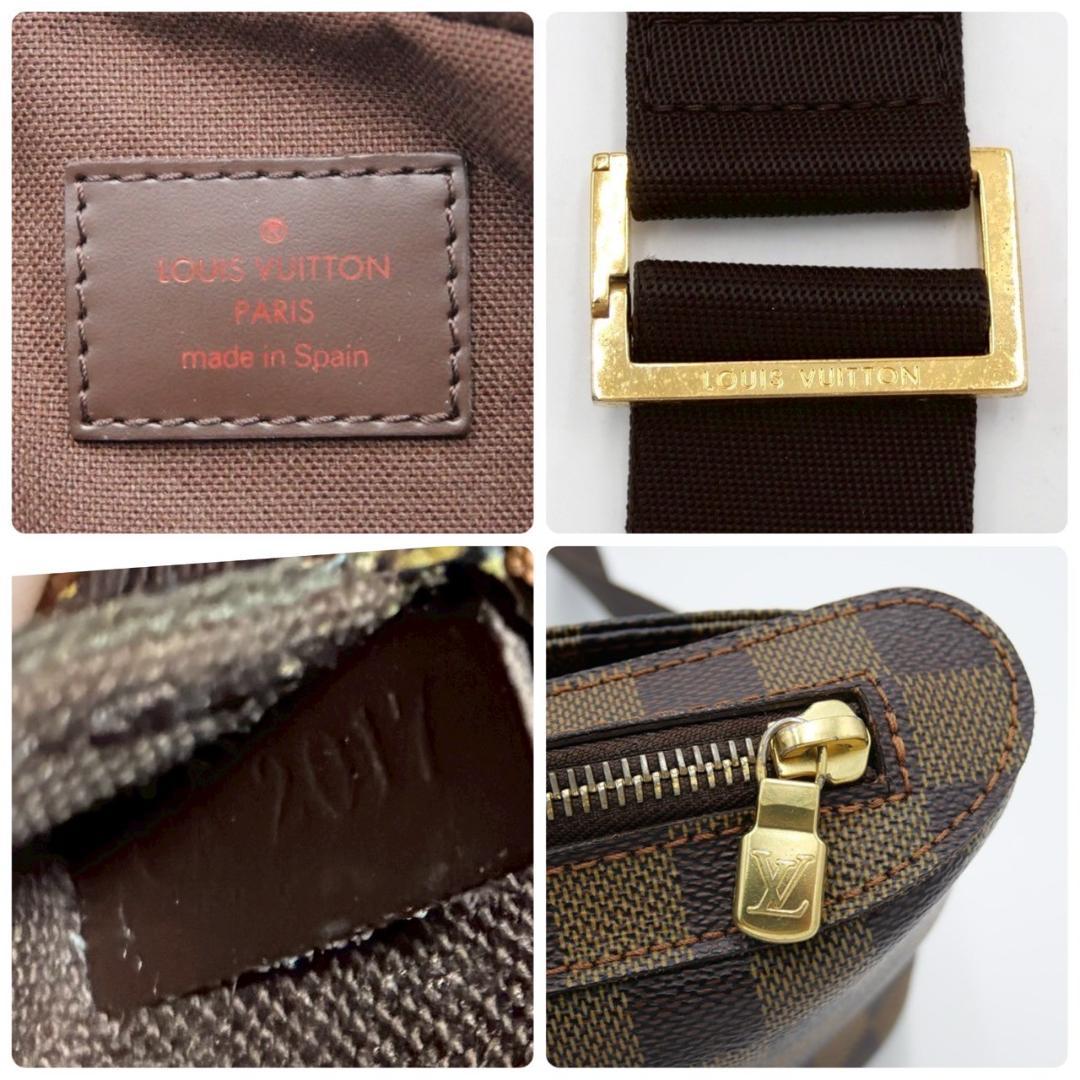 Louis Vuitton Damier Shoulder Bag Geronimos Body Bag Brown
