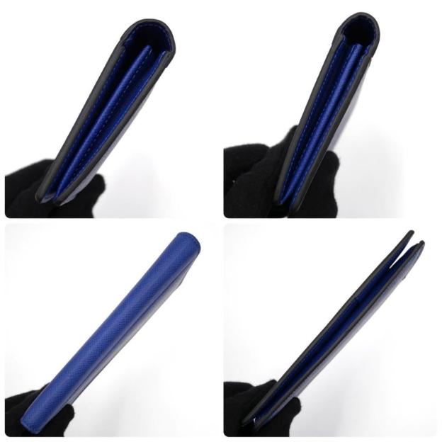 Louis Vuitton Portefeuille Taiga Rama Brazza Blue Long Wallet in Cobalt