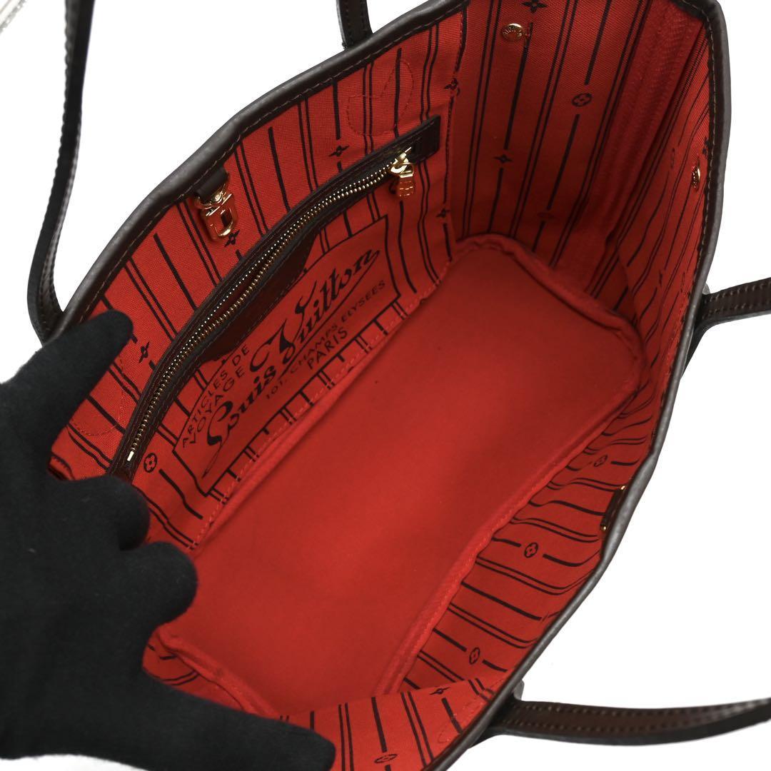 Louis Vuitton Neverfull PM Damier Ebene Handbag Tote Bag