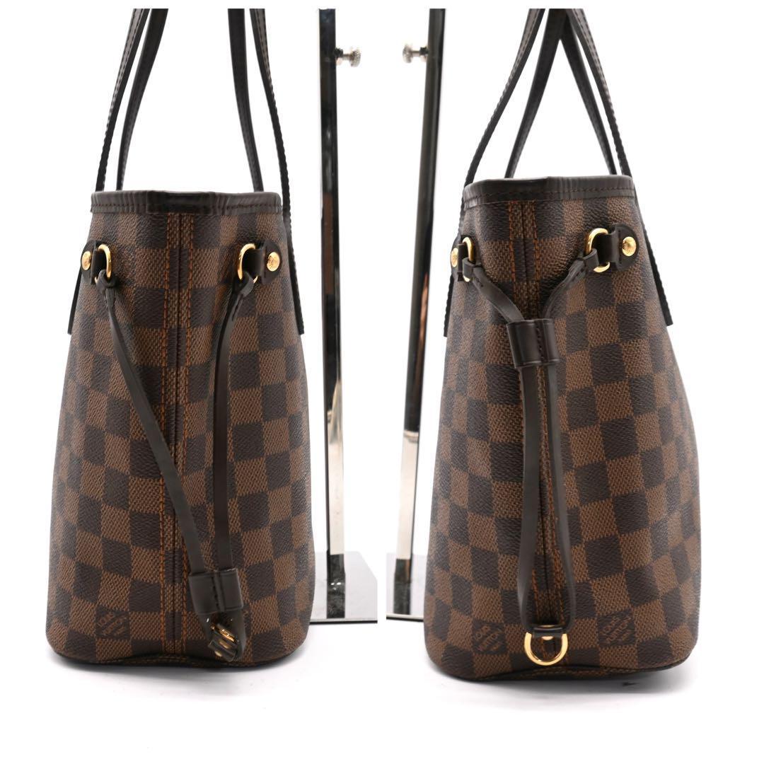 Louis Vuitton Neverfull PM Damier Ebene Handbag Tote Bag