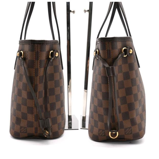 Louis Vuitton Neverfull PM Damier Ebene Handbag Tote Bag