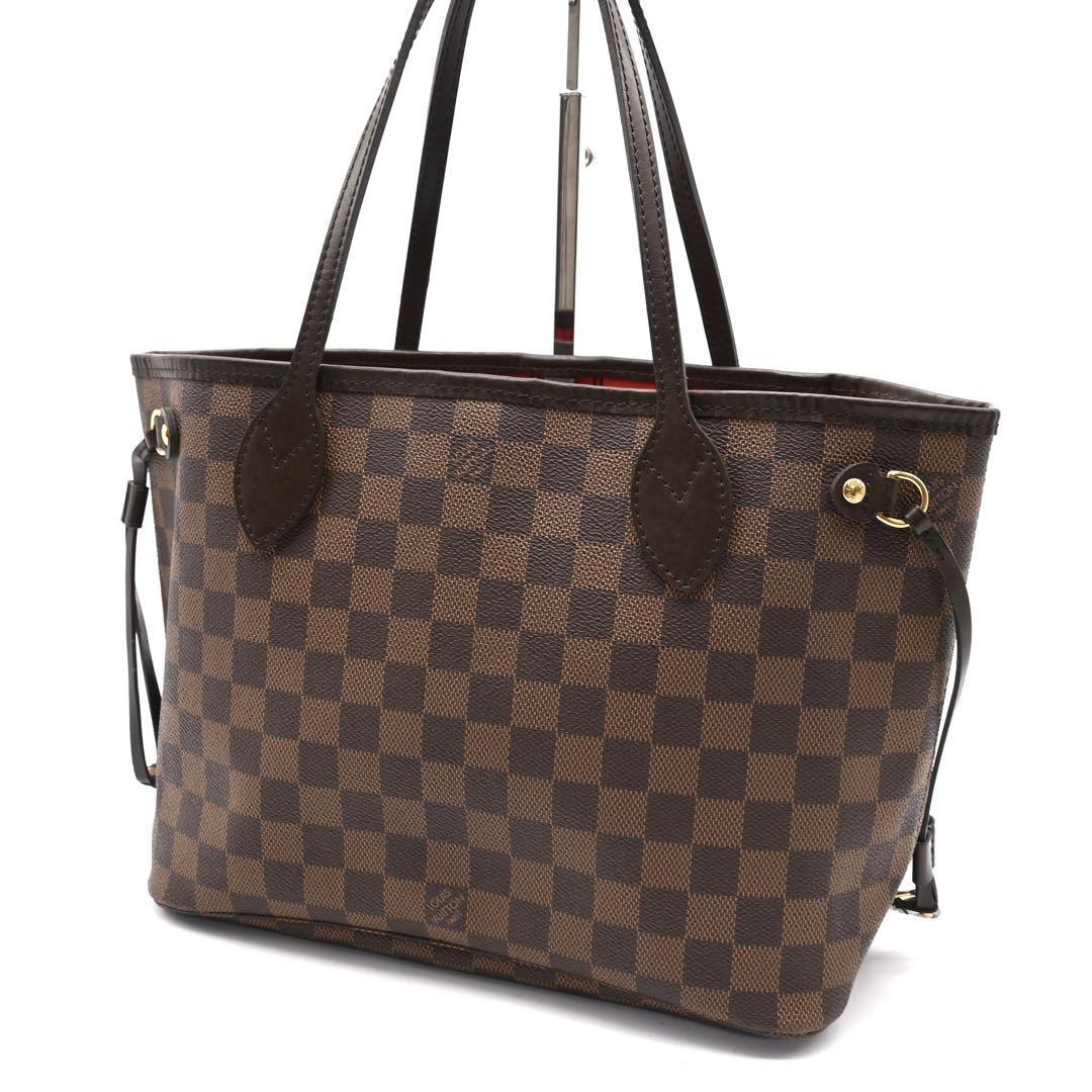 Louis Vuitton Neverfull PM Damier Ebene Handbag Tote Bag