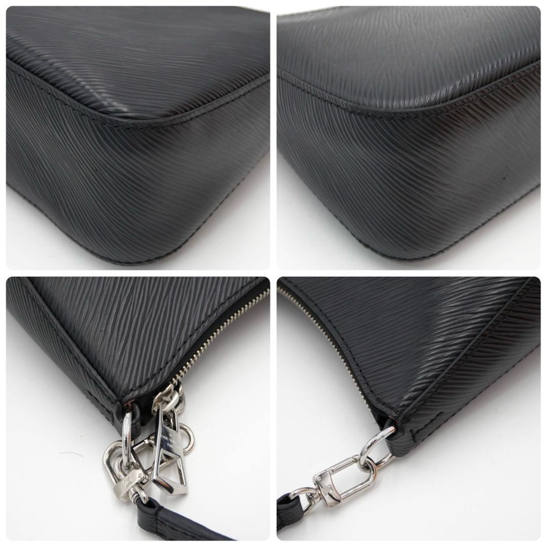 Louis Vuitton Marel Handbag One-Shoulder Bag Black 2-Way