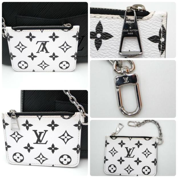 Louis Vuitton Marel Handbag One-Shoulder Bag Black 2-Way