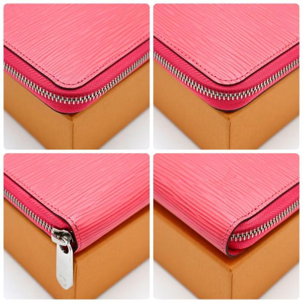 Louis Vuitton Epi Zippy Wallet Pink Rose Miami Wallet Japan Limited Color
