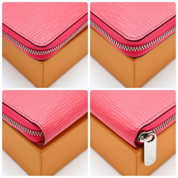 Louis Vuitton Epi Zippy Wallet Pink Rose Miami Wallet Japan Limited Color