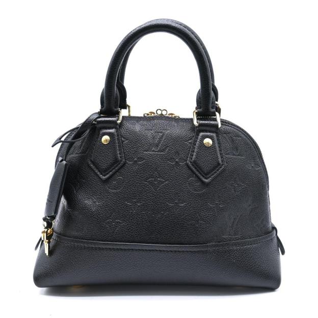 Louis Vuitton Neo Alma BB Empreinte Black Handbag 2way Black