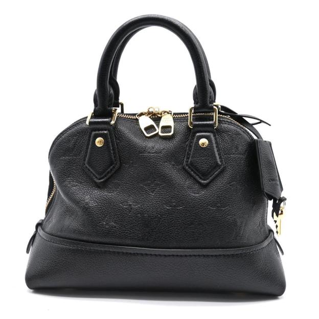 Louis Vuitton Neo Alma BB Empreinte Black Handbag 2way Black