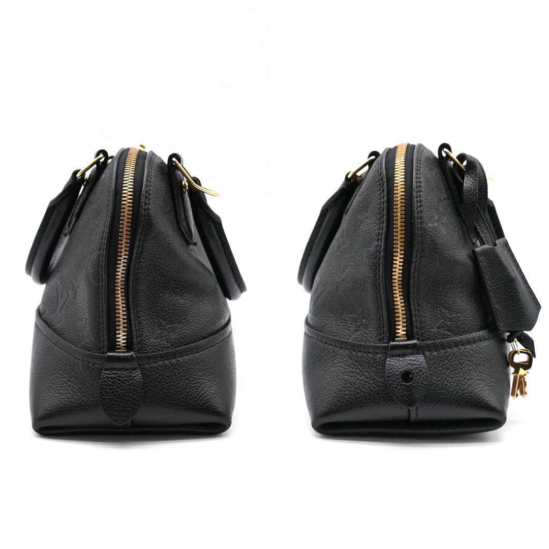 Louis Vuitton Neo Alma BB Empreinte Black Handbag 2way Black