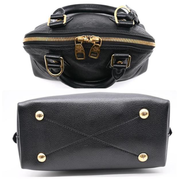 Louis Vuitton Neo Alma BB Empreinte Black Handbag 2way Black