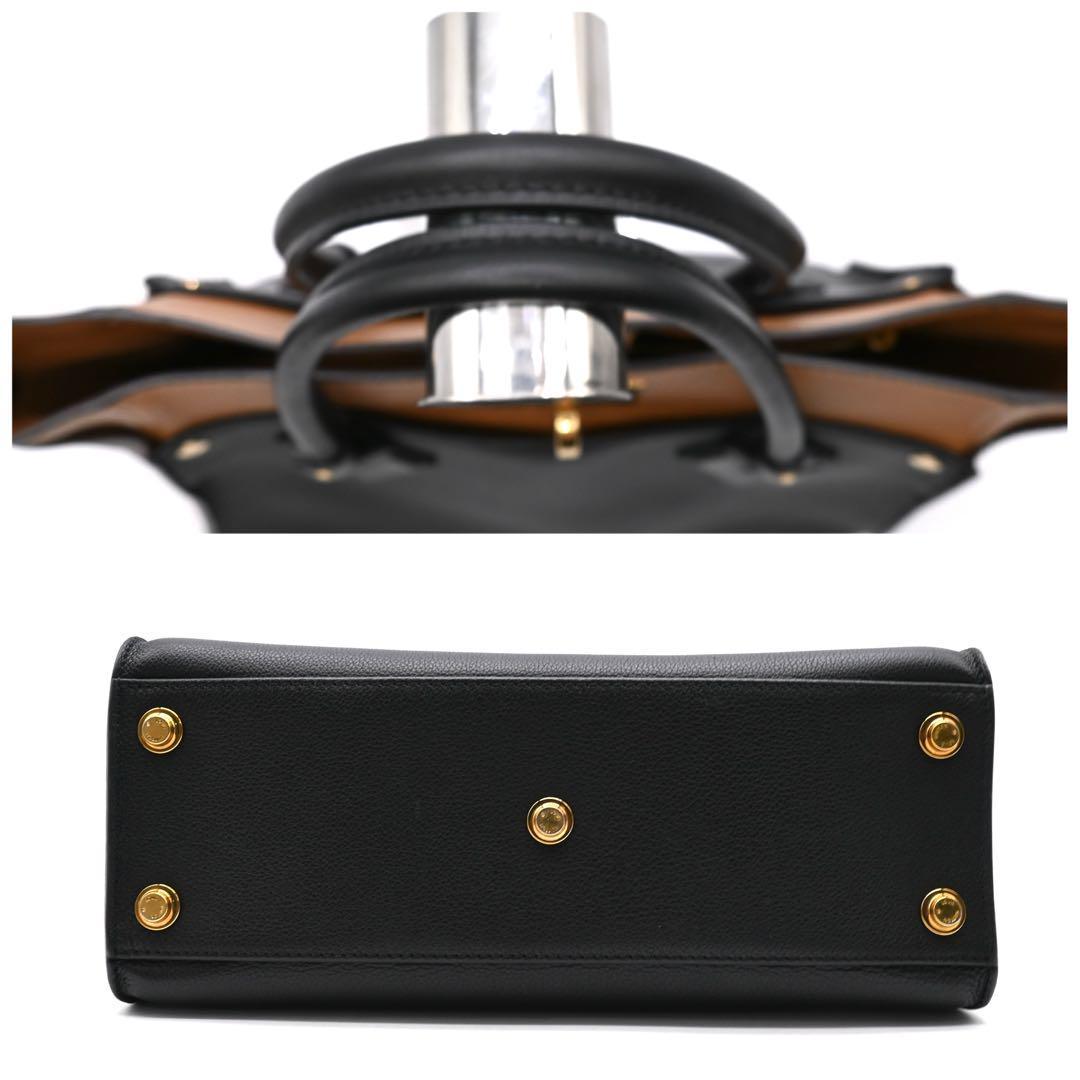 Louis Vuitton On My Side MM Monogram Black Handbag 2-way