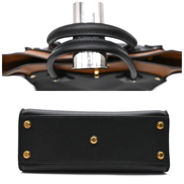 Louis Vuitton On My Side MM Monogram Black Handbag 2-way