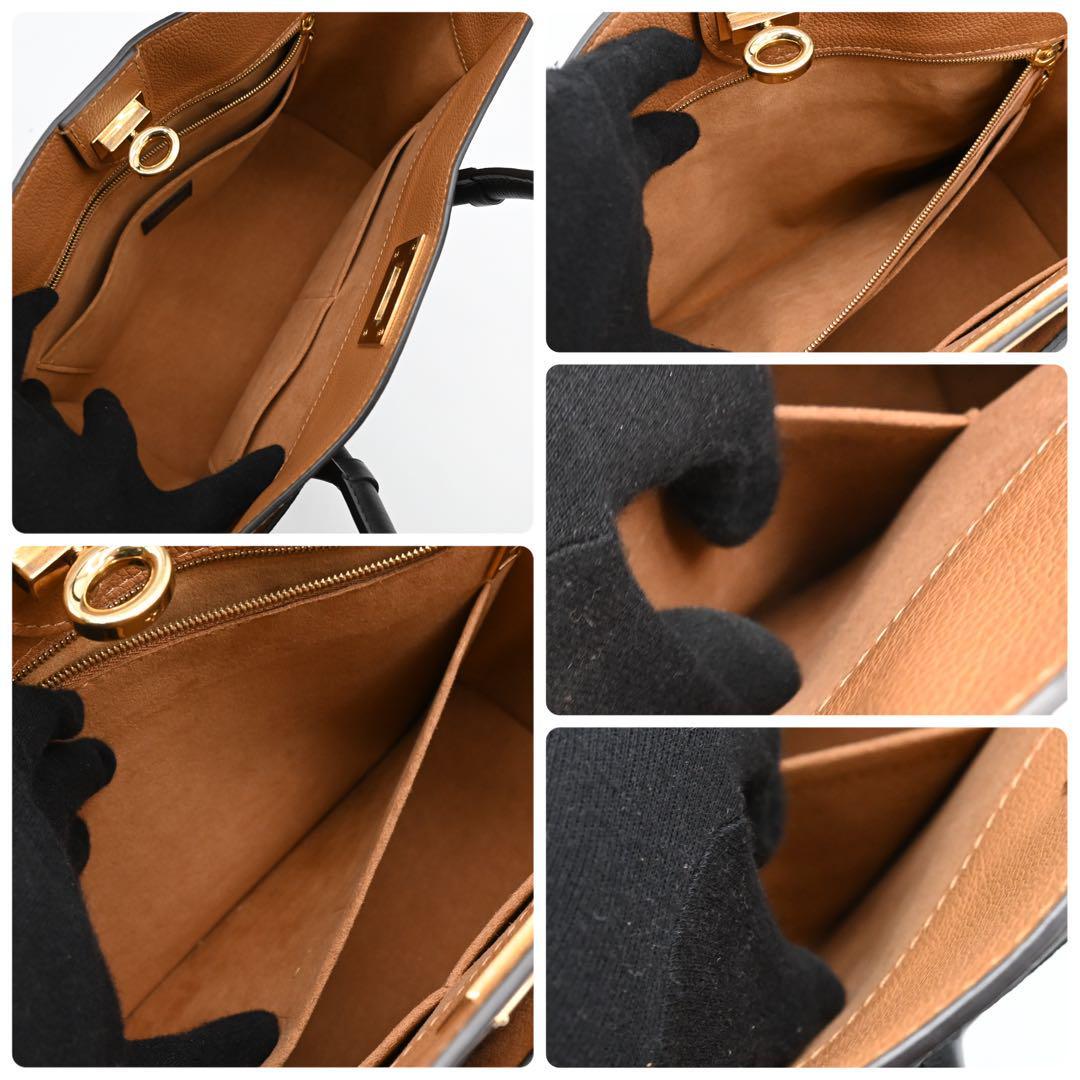 Louis Vuitton On My Side MM Monogram Black Handbag 2-way