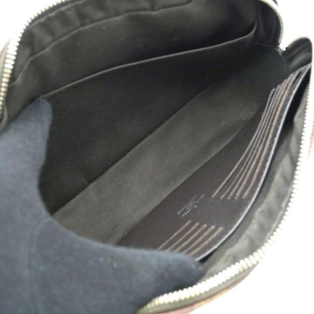 Louis Vuitton Pochette Kasai Damier Second Bag Clutch Brown