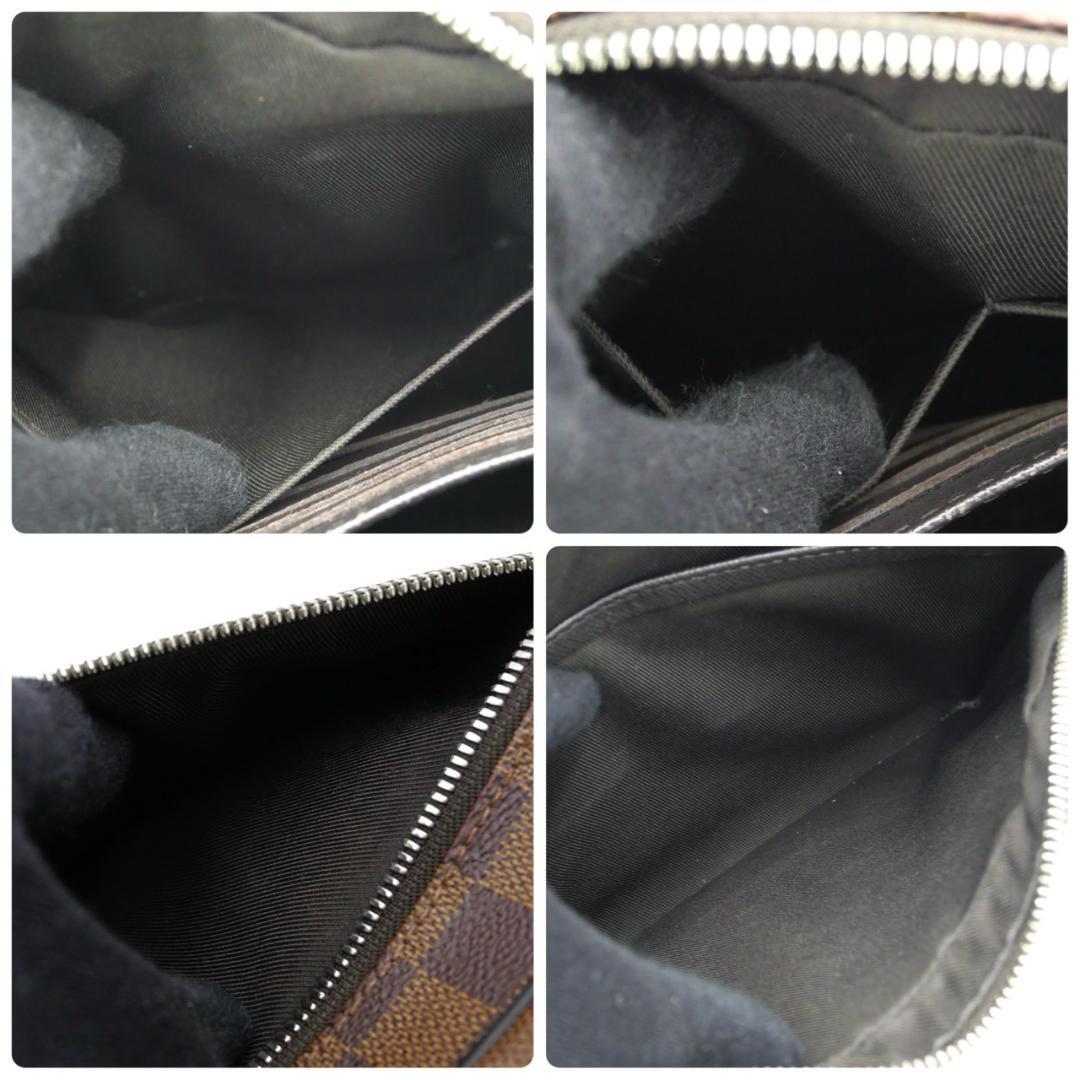 Louis Vuitton Pochette Kasai Damier Second Bag Clutch Brown