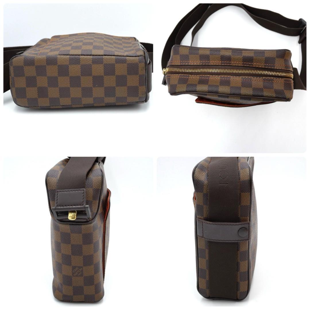 Louis Vuitton Olaf PM Damier Ebene Shoulder Bag Brown
