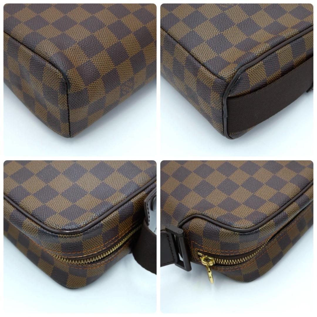 Louis Vuitton Olaf PM Damier Ebene Shoulder Bag Brown