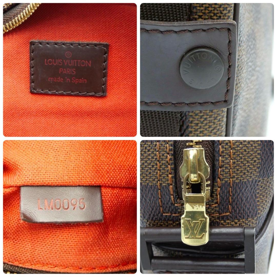 Louis Vuitton Olaf PM Damier Ebene Shoulder Bag Brown