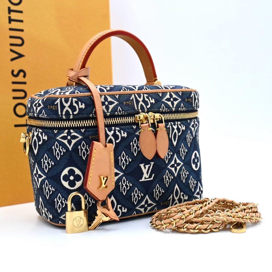 Louis Vuitton Vanity NV Jacquard 2way Handbag Shoulder M57403 