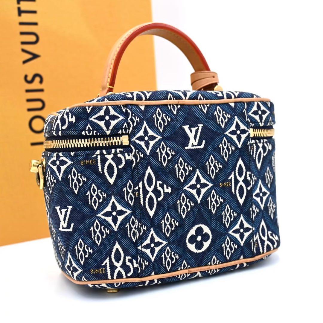 Louis Vuitton Vanity NV Jacquard 2way Handbag Shoulder M57403 