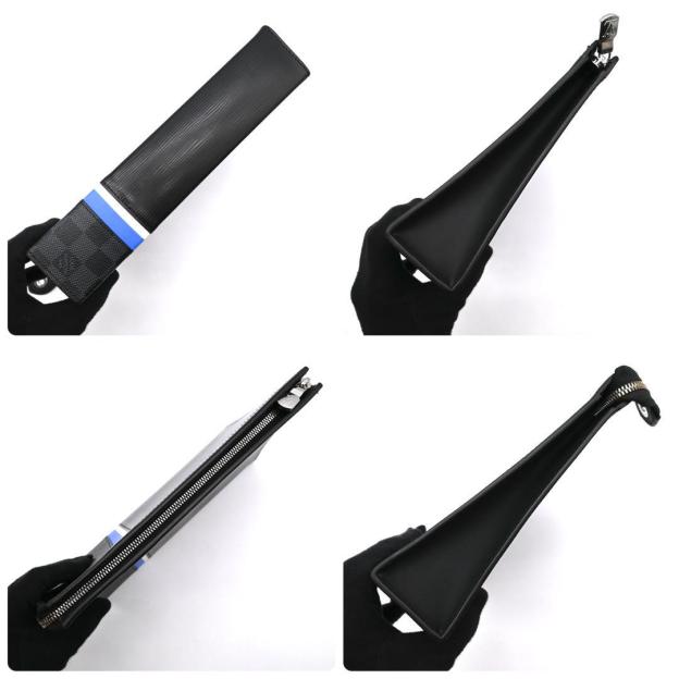 [Ultra Rare] Louis Vuitton Pochette Voyage Epi Graphite Black