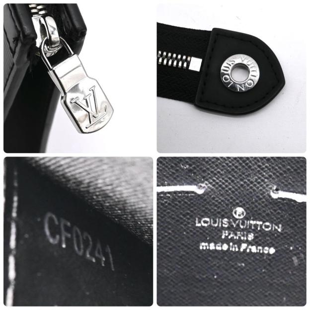 [Ultra Rare] Louis Vuitton Pochette Voyage Epi Graphite Black