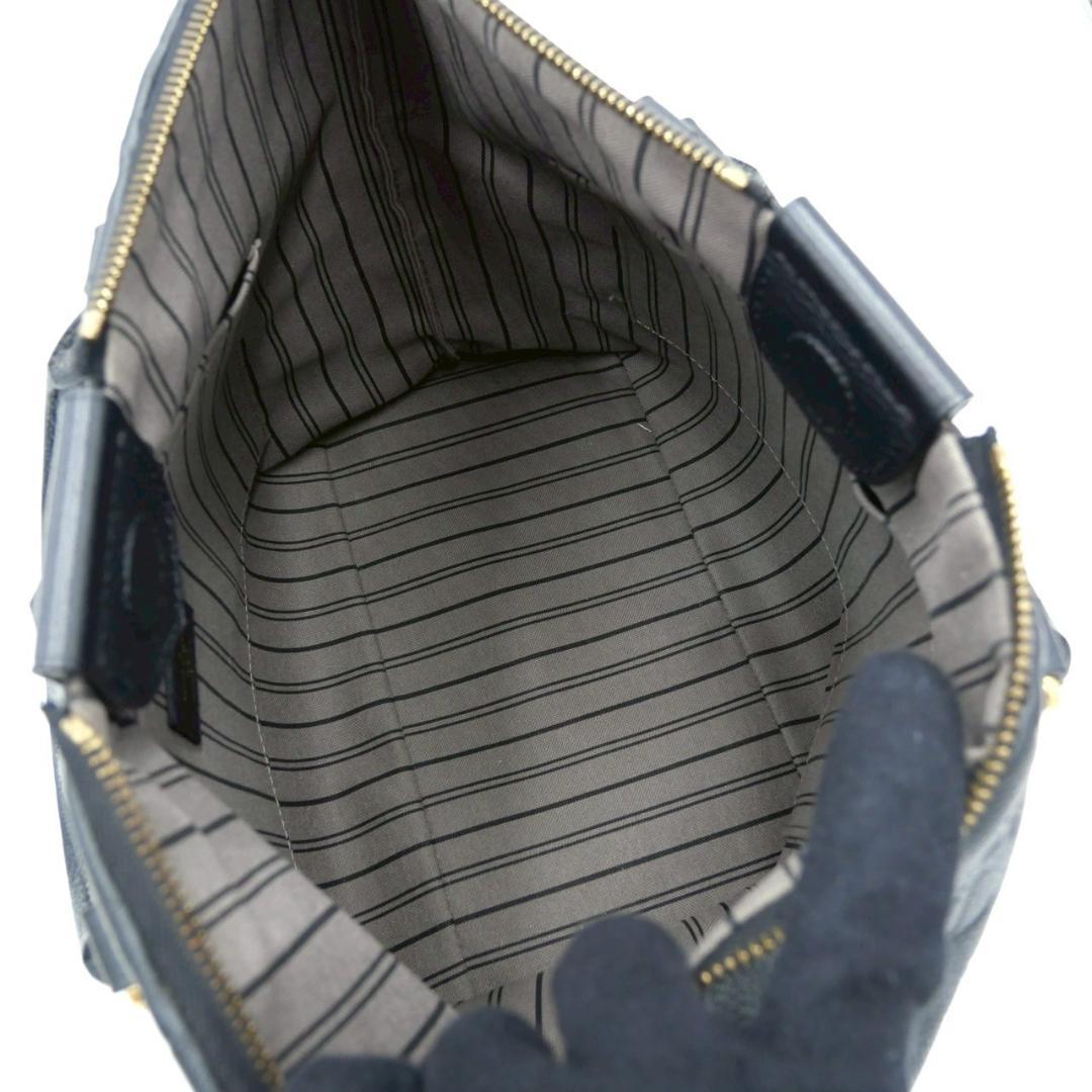 Louis Vuitton Mazarine MM Empreinte Tote Bag Black Handbag