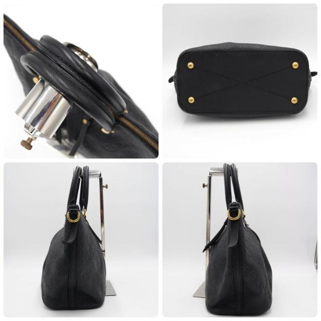 Louis Vuitton Mazarine MM Empreinte Tote Bag Black Handbag