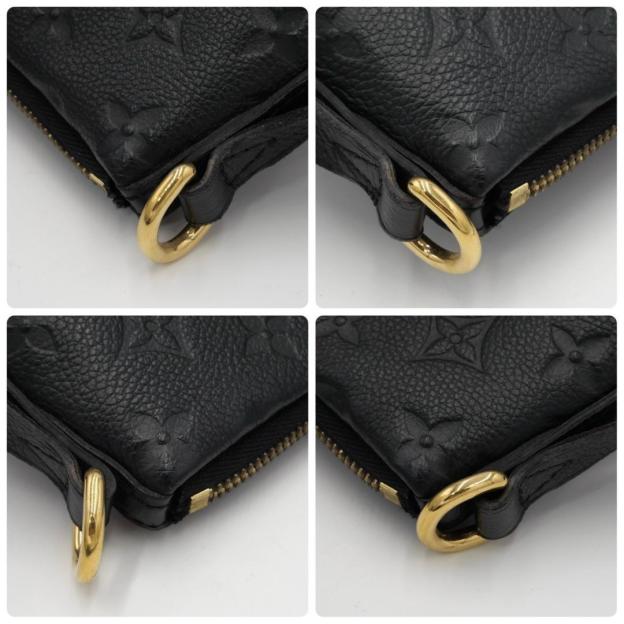 Louis Vuitton Mazarine MM Empreinte Tote Bag Black Handbag