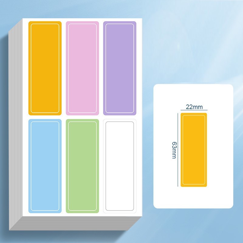 Handwritten Bible Index Tabs, Colored Bible Tabs, Waterproof Self-Adhesive Memo Label Stickers