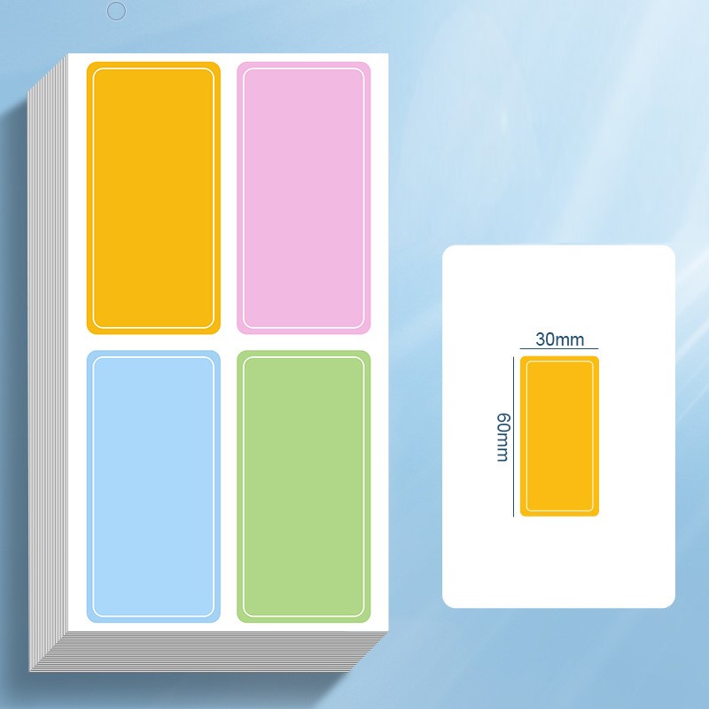 Handwritten Bible Index Tabs, Colored Bible Tabs, Waterproof Self-Adhesive Memo Label Stickers