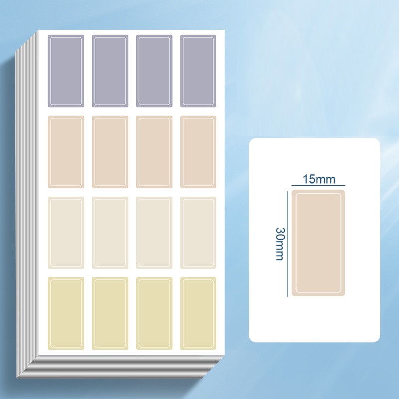 Handwritten Bible Index Tabs, Colored Bible Tabs, Waterproof Self-Adhesive Memo Label Stickers