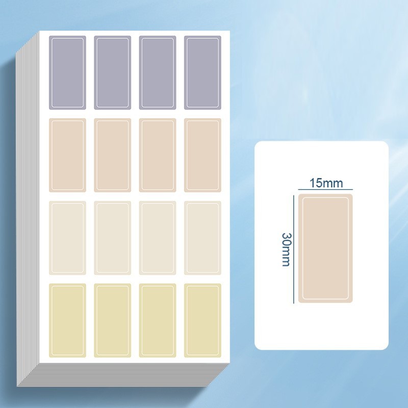 Handwritten Bible Index Tabs, Colored Bible Tabs, Waterproof Self-Adhesive Memo Label Stickers