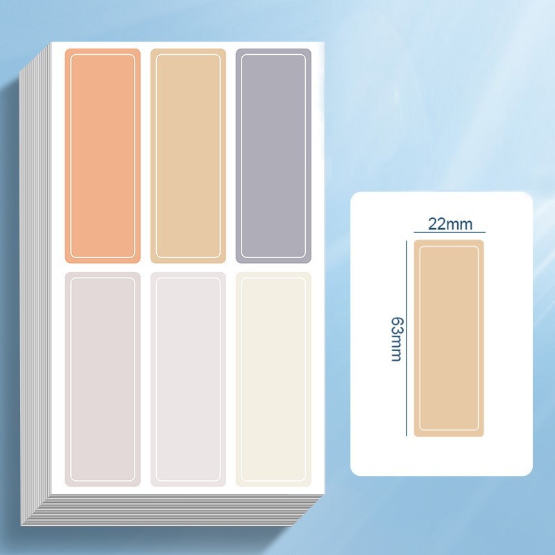 Handwritten Bible Index Tabs, Colored Bible Tabs, Waterproof Self-Adhesive Memo Label Stickers