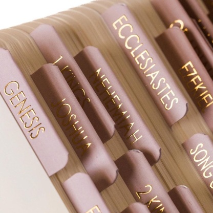 Gold Foil Brown Bible Tabs Bulk - 500 Sets X 75 PCs 