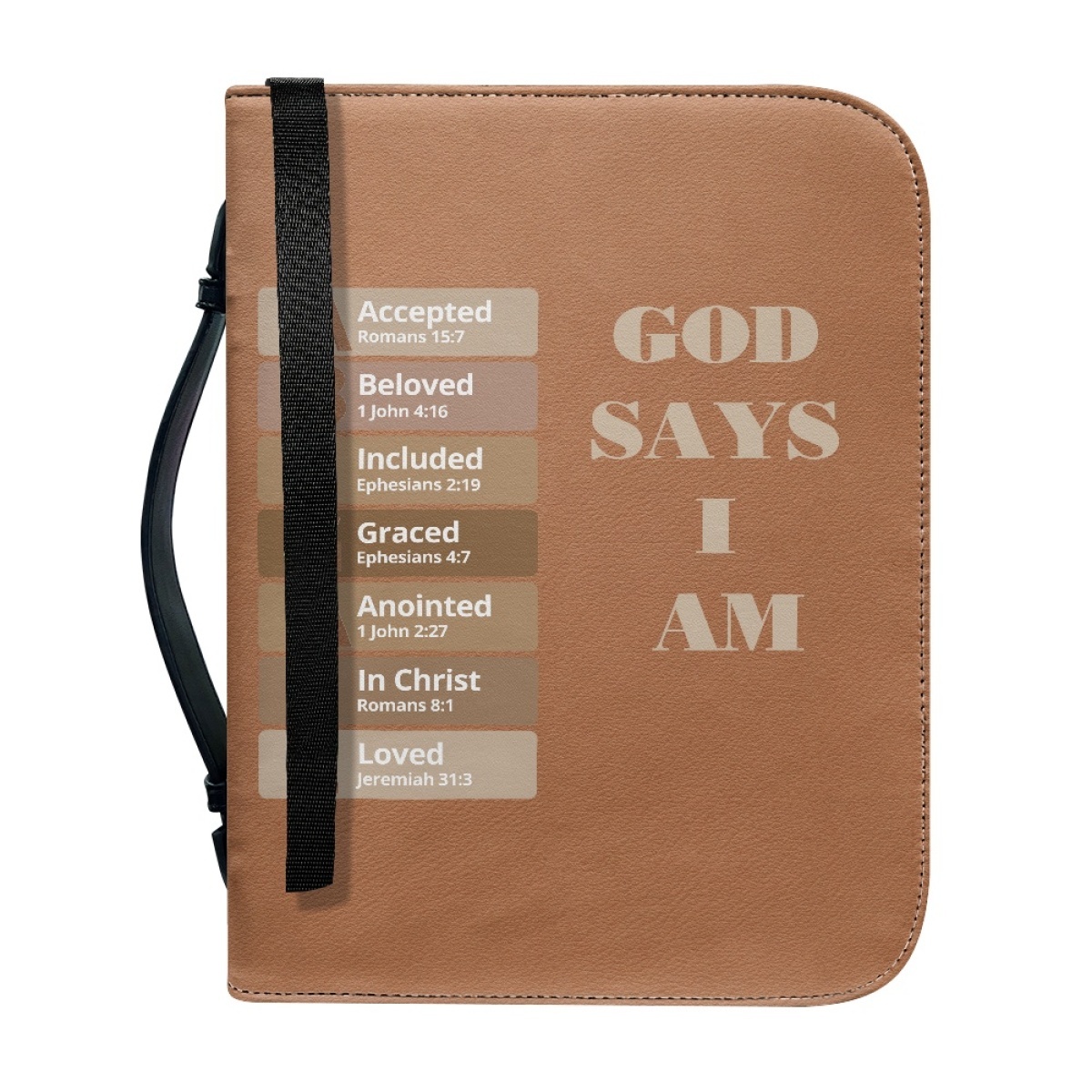 Letter by Letter Blessing: Personalized Bible Cover