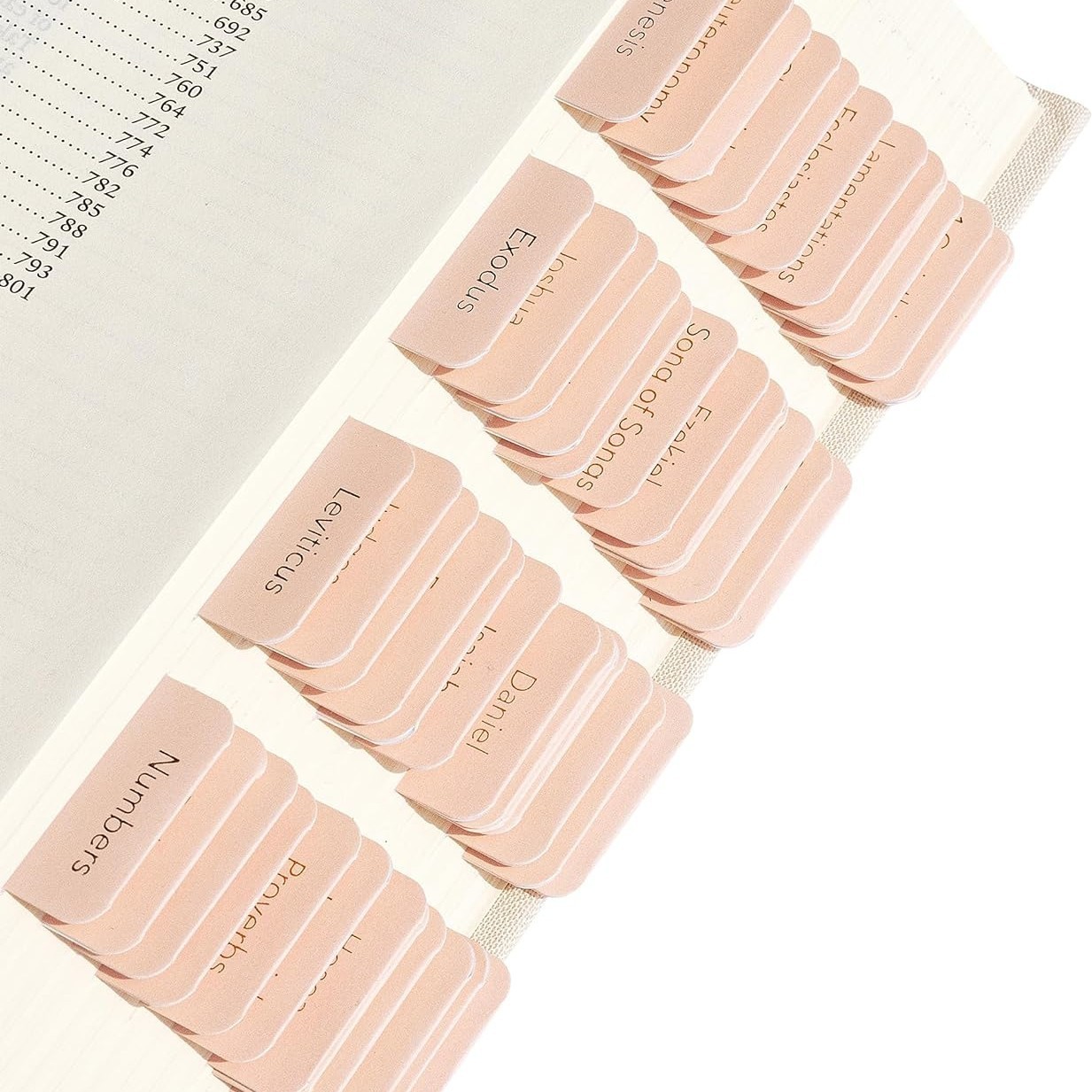 Gold Engraved Bible Tabs - 500 Sets X 75 PCs 