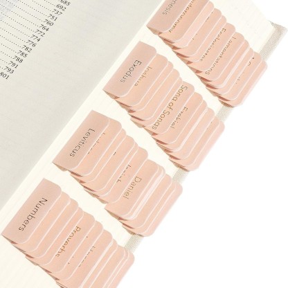 Gold Engraved Bible Tabs - 500 Sets X 75 PCs 