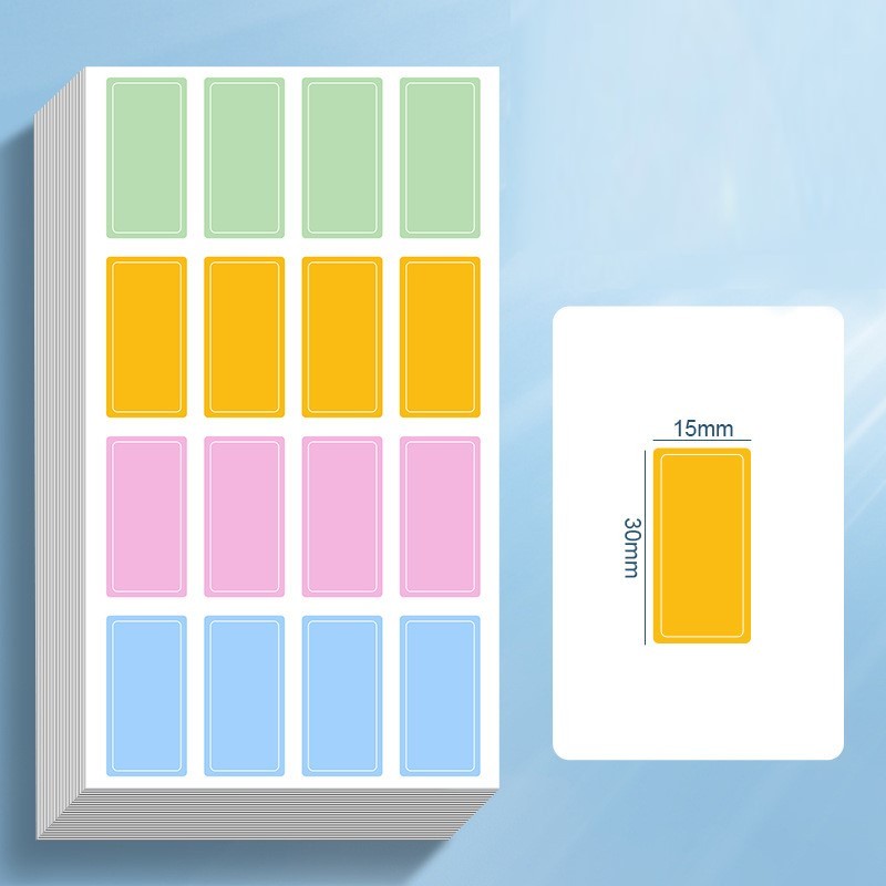 Handwritten Bible Index Tabs, Colored Bible Tabs, Waterproof Self-Adhesive Memo Label Stickers