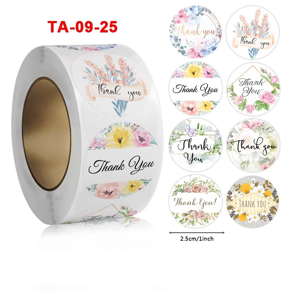 Bible Stickers - 500 Pcs Floral Christian Religious Decal Inspirational Scripture Round Sticker