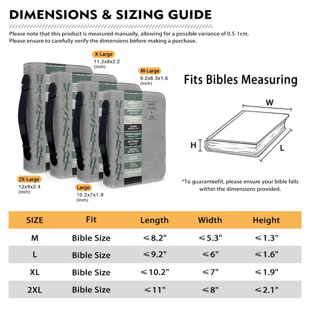 Letter by Letter Blessing: Khaki Personalized Bible Bag