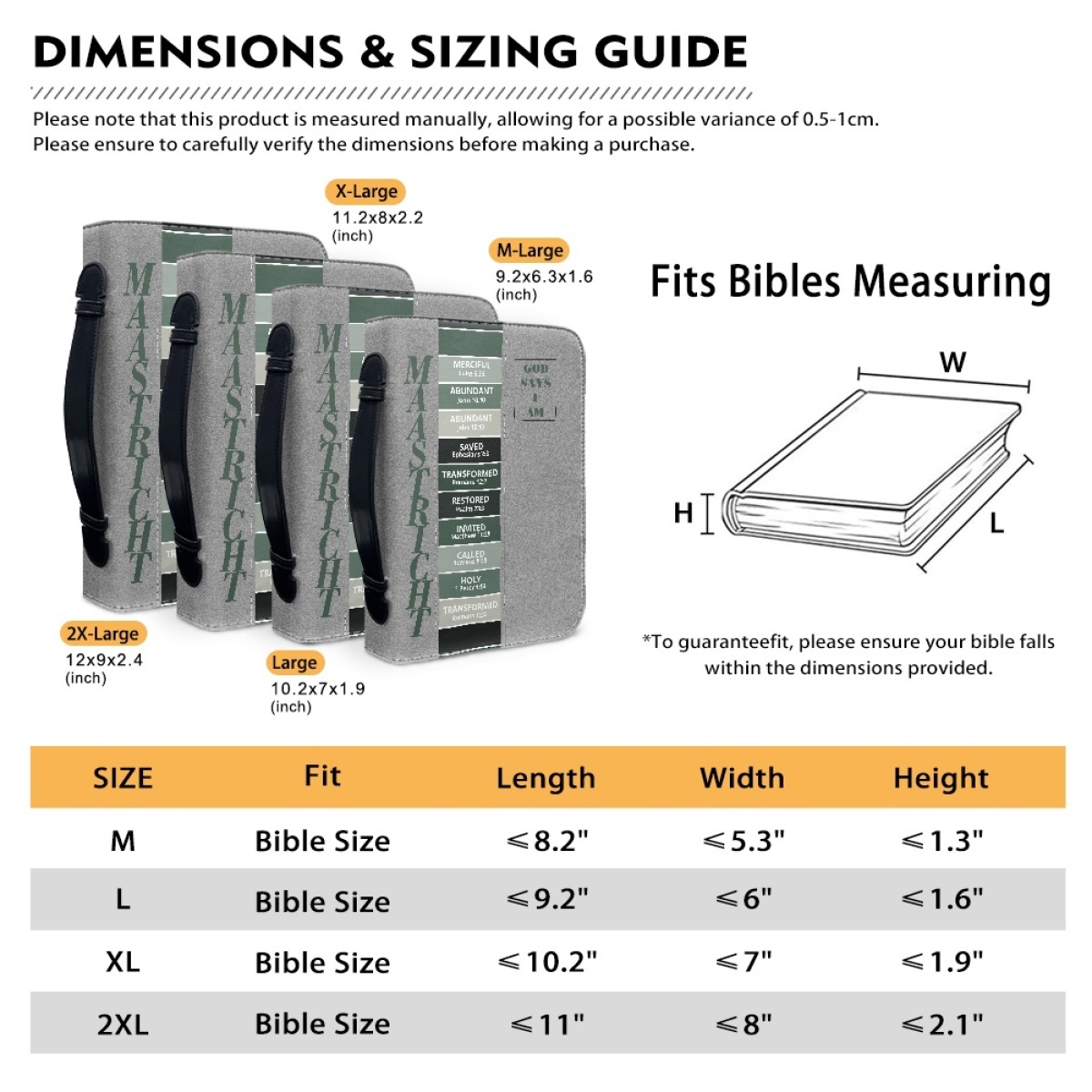 Letter by Letter Blessing: Khaki Personalized Bible Bag