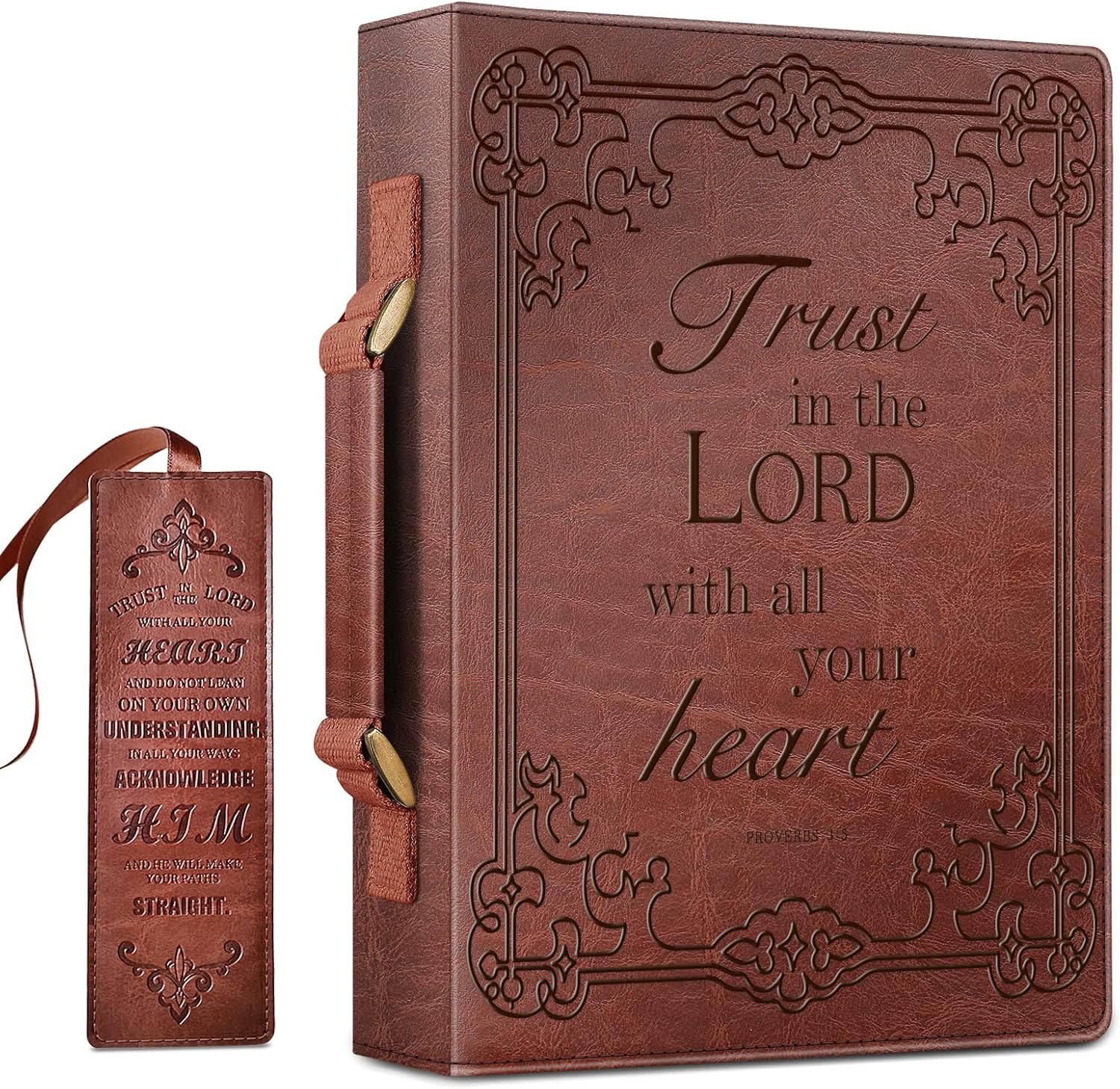 PU Vegan Leather Bible Bag | Ideal Christian gifts for Men, Women & Parents