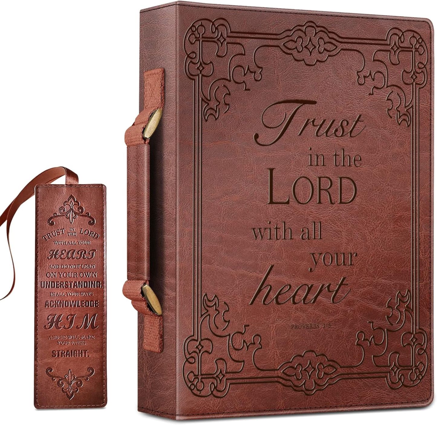 PU Vegan Leather Bible Bag | Ideal Christian gifts for Men, Women & Parents