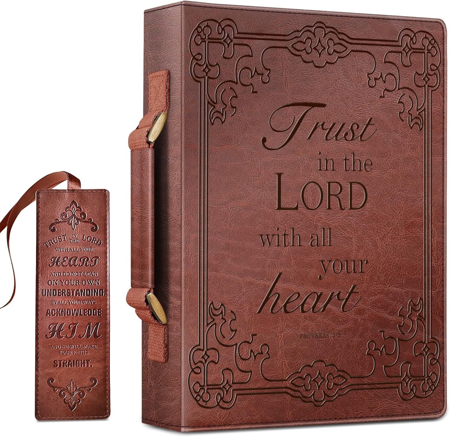 PU Vegan Leather Bible Bag | Ideal Christian gifts for Men, Women & Parents