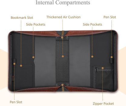 PU Vegan Leather Bible Bag | Brown Church Tote with Handle 